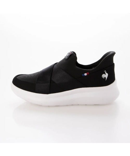 le coq sportif(ルコックスポルティフ)の「クロスベルトスリッポンスニーカー(LCS マルヌ DBSP SI)(スリッポン・レディース・ブラック/グレー/ベージュ・23cm/23.5cm/24cm/24.5cm/22.5cm)」の11枚目の写真