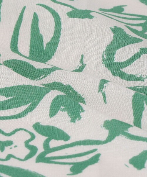 green label relaxing（グリーンレーベルリラクシング）の「GLR Be happy ハンカチ（ハンカチ/ハンドタオル・メンズ・オレンジ系その他/ケリーグリーン・FREE）」の3枚目の写真