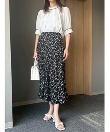 fifth | 【サイズ展開あり】フラワープリントプリーツスカート(スカート)