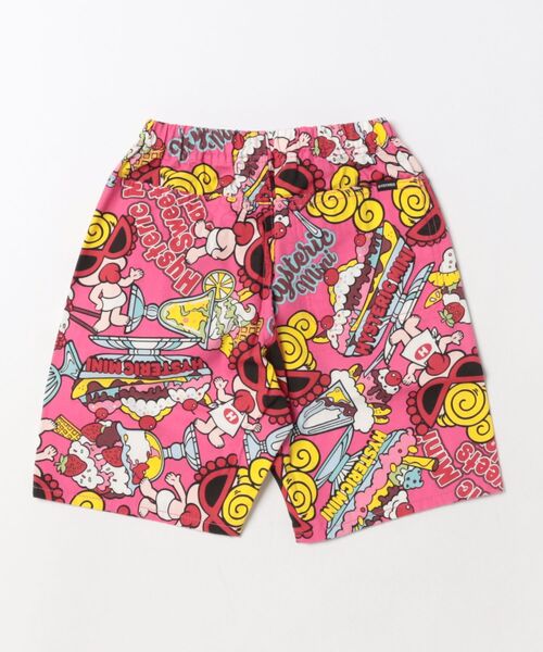 HYSTERIC MINI（ヒステリックミニ）の「Hystericmini　SWEETS PARLOUR総柄 綿オックス ショートパンツ（その他パンツ・キッズ・ホワイト系その他/ピンク系その他・100/110/120）」の4枚目の写真