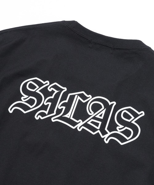 SILAS(サイラス)の「BLACKLETTER LOGO S/S TEE(Tシャツ/カットソー・メンズ・ホワイト/ブラック/ネイビー・M/L/XL)」の7枚目の写真