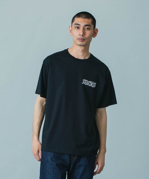 Tシャツ・カットソー DISCLAIMER SS22 LOGO PRINT T-SHIRT (22EDS51567_NERO) Zegna logo-embroidered Cotton T-shirt | Blue | FARFETCH