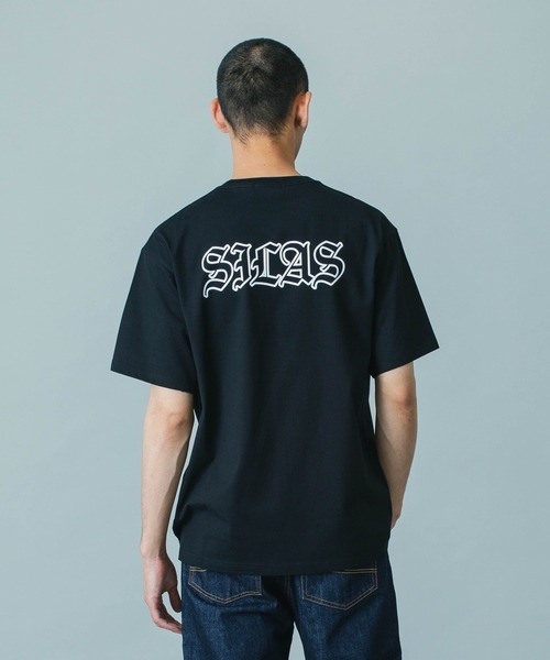 SILAS(サイラス)の「BLACKLETTER LOGO S/S TEE(Tシャツ/カットソー・メンズ・ホワイト/ブラック/ネイビー・M/L/XL)」の13枚目の写真