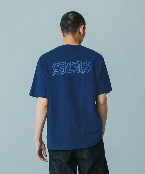 SILAS(サイラス)の「BLACKLETTER LOGO S/S TEE(Tシャツ/カットソー・メンズ・ホワイト/ブラック/ネイビー・M/L/XL)」の17枚目の写真