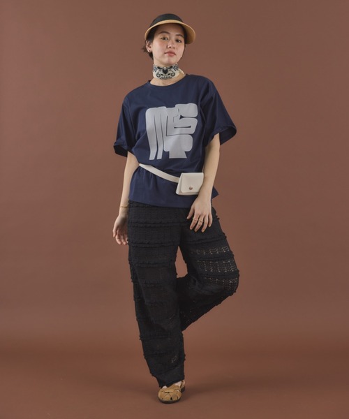 MIRROR STOKE（ミラーストーク）の「【ZOZO限定】LACE PANTS/レースパンツ（その他パンツ・レディース・ブラック/オフホワイト・MEDIUM）」の4枚目の写真