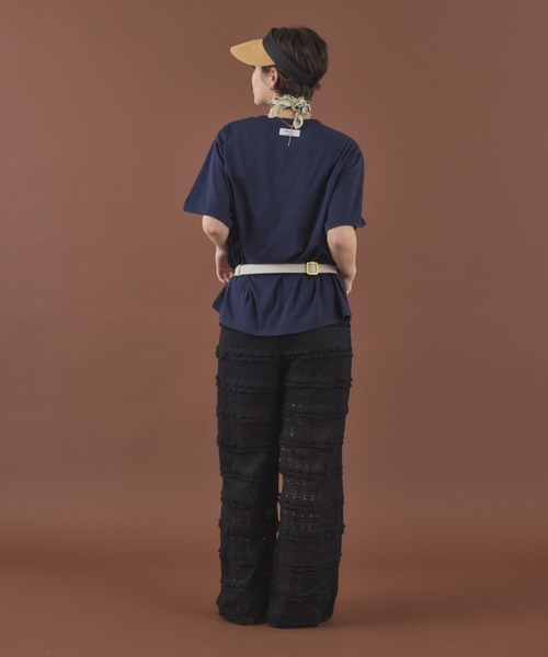 MIRROR STOKE（ミラーストーク）の「【ZOZO限定】LACE PANTS/レースパンツ（その他パンツ・レディース・ブラック/オフホワイト・MEDIUM）」の6枚目の写真