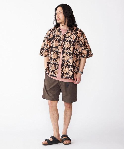 SHIPS(シップス)の「BENCH MARKING SHIRTS: インディアン バティック ショートスリーブ シャツ(シャツ/ブラウス・メンズ・ブラウン/ダークグレー/グリーン・LARGE/MEDIUM/SMALL)」の6枚目の写真