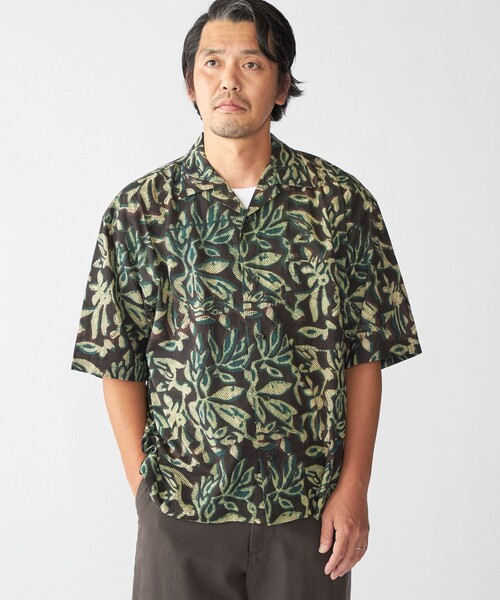 SHIPS(シップス)の「BENCH MARKING SHIRTS: インディアン バティック ショートスリーブ シャツ(シャツ/ブラウス・メンズ・ブラウン/ダークグレー/グリーン・LARGE/MEDIUM/SMALL)」の15枚目の写真