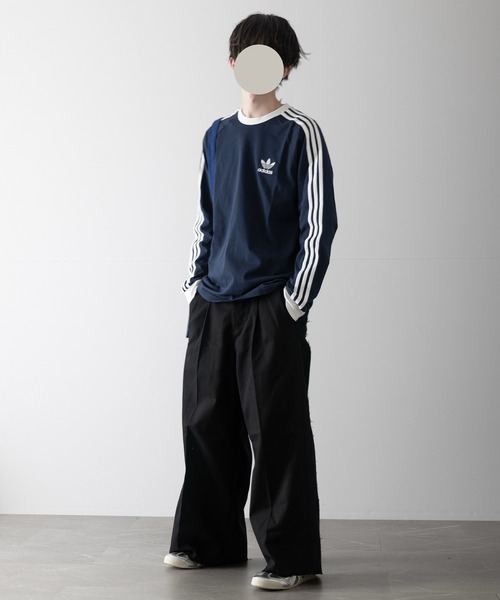 RUUBON（ルーボン）の「【RUUBON】cutoff fringe chino slacks / カットオフフリンジチノスラックス（チノパンツ・メンズ・ベージュ/ブラック・L/M/S）」の18枚目の写真