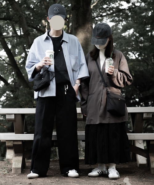 RUUBON（ルーボン）の「【RUUBON】cutoff fringe chino slacks / カットオフフリンジチノスラックス（チノパンツ・メンズ・ベージュ/ブラック・L/M/S）」の22枚目の写真