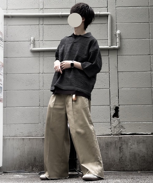 パンツ willfully  chino cut off side notch PT WILLFULLY（ウィルフリー）の「chino cut off side notch PT
