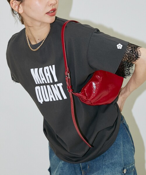 MARY QUANT × PUBLUX/マリークワント フロッキープリント ロゴ PUBLUX（パブリュクス）の「MARY QUANT × PUBLUX/マリークワント