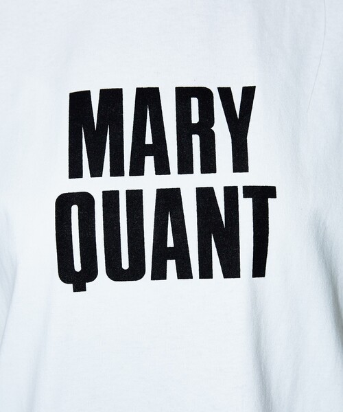 PUBLUX（パブリュクス）の「MARY QUANT × PUBLUX/マリークワント 袖レース付き フロッキーロゴTシャツ　限定展開（Tシャツ/カットソー・レディース・オフホワイト/チャコールグレー・ﾌﾘ-）」の10枚目の写真
