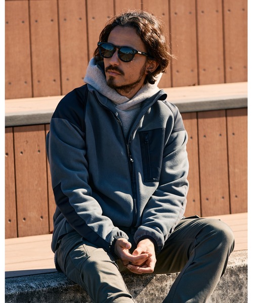 セール】combination fleece jacket（ブルゾン）｜wjk（ダヴル