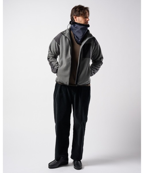 wjk（ダヴルジェイケイ）の「combination fleece jacket（ブルゾン・メンズ・ブラック/グレー・SMALL/MEDIUM/LARGE/X-LARGE）」の15枚目の写真