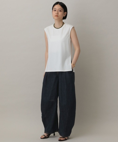 ノースリーブフレアーTシャツ 楽天市場】ノースリーブ レディース 無地 TRUSS トラス