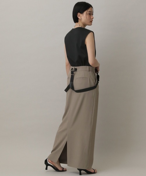 A part by（アパートバイ）の「NEWSTARポンチノースリーブTシャツ（Tシャツ/カットソー・レディース・ブラック/オフホワイト・FREE）」の12枚目の写真