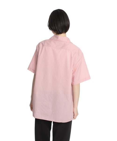 BALLAST ARK（バラストアーク）の「BALLAST ARK / バラストアーク：DOBBY  DOT STRIPE S/S SHIRT：BA11-SH02[AST]（シャツ/ブラウス・メンズ・ホワイト/ピンク・M/L）」の14枚目の写真