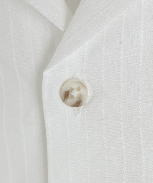 BALLAST ARK（バラストアーク）の「BALLAST ARK / バラストアーク：DOBBY  DOT STRIPE S/S SHIRT：BA11-SH02[AST]（シャツ/ブラウス・メンズ・ホワイト/ピンク・M/L）」の18枚目の写真