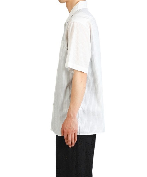 BALLAST ARK（バラストアーク）の「BALLAST ARK / バラストアーク：DOBBY  DOT STRIPE S/S SHIRT：BA11-SH02[AST]（シャツ/ブラウス・メンズ・ホワイト/ピンク・M/L）」の22枚目の写真