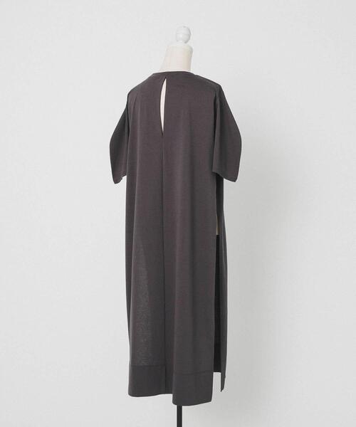 LAATO(ラート)の「side slit one-piece(ワンピース・レディース・ダークグレー/ライトグレー・FREE)」の12枚目の写真