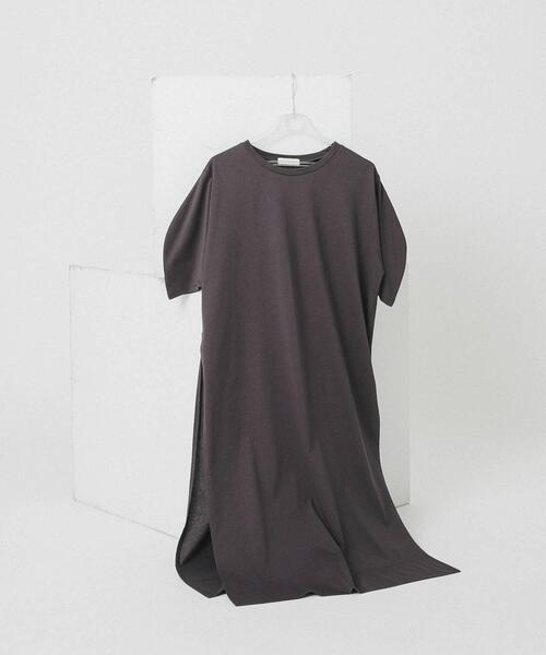 LAATO(ラート)の「side slit one-piece(ワンピース・レディース・ダークグレー/ライトグレー・FREE)」の13枚目の写真