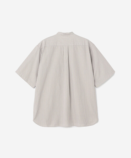 国内発送【DANTON】コットンリネン バンドカラーシャツ STRIPE Bshop｜DANTON | コットンリネン バンドカラーシャツ STRIPE MEN