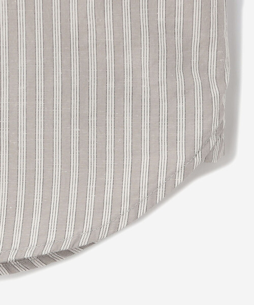 国内発送【DANTON】コットンリネン バンドカラーシャツ STRIPE Bshop｜DANTON | コットンリネン バンドカラーシャツ STRIPE MEN