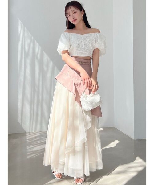 RESEXXY（リゼクシー）の「コットンレースパフブラウス（シャツ/ブラウス・レディース・ホワイト/ブラック/レッド・FREE）」の17枚目の写真