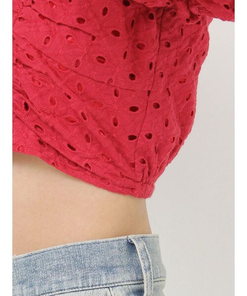 RESEXXY（リゼクシー）の「コットンレースパフブラウス（シャツ/ブラウス・レディース・ホワイト/ブラック/レッド・FREE）」の11枚目の写真