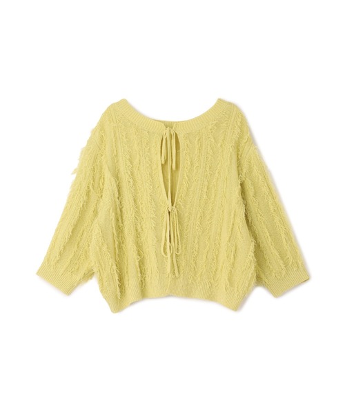 Droite lautreamont(ドロワットロートレアモン)の「フリンジニットプルオーバー≪手洗い可能≫(ニット/セーター・レディース・オフホワイト・M)」の19枚目の写真