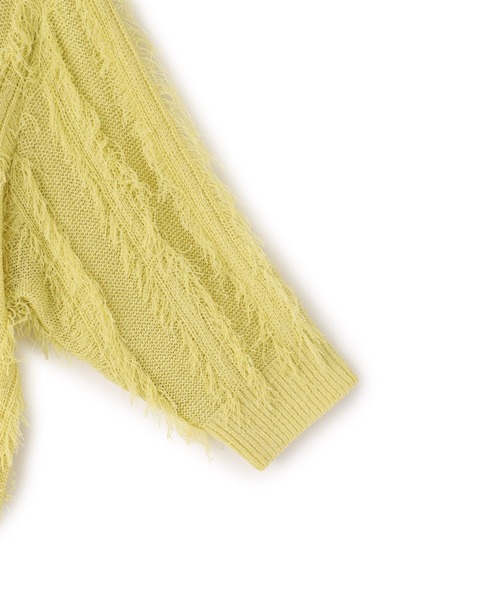 Droite lautreamont(ドロワットロートレアモン)の「フリンジニットプルオーバー≪手洗い可能≫(ニット/セーター・レディース・オフホワイト・M)」の13枚目の写真