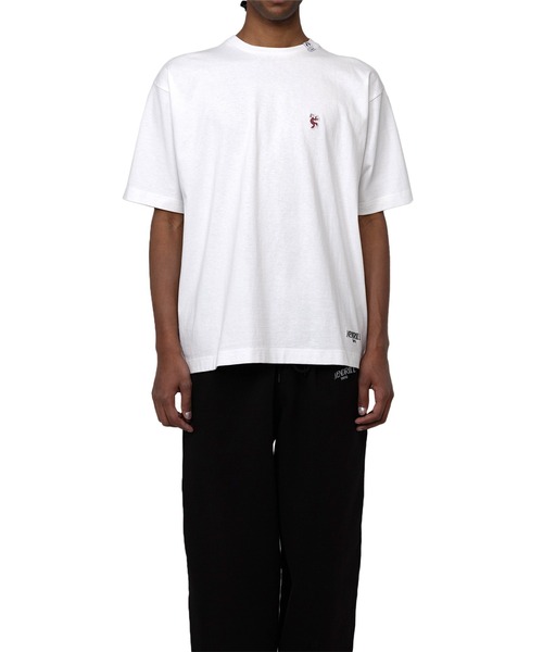 Mendrill(メンドリル)の「Mendrill Kang Fu Embroidery T-shirt(Tシャツ/カットソー・メンズ・ホワイト/ブラック・M/XS/S/L)」の4枚目の写真
