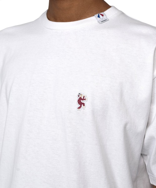 Mendrill(メンドリル)の「Mendrill Kang Fu Embroidery T-shirt(Tシャツ/カットソー・メンズ・ホワイト/ブラック・M/XS/S/L)」の8枚目の写真