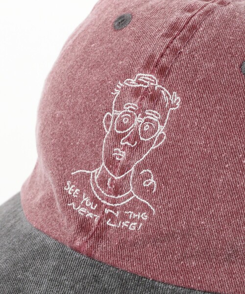 TOKYO CULTUART by BEAMS（トウキョウカルチャートバイビームス）の「norahi / next life cap（キャップ・レディース・グレー/ワイン・ONE SIZE）」の9枚目の写真