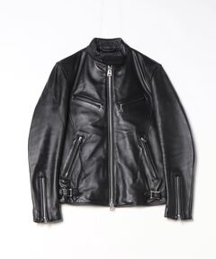リックオウエンス　レザー　ライダースジャケット リックオウエンス Rick Owens 16SS MOLLINO BIKER レザー ライダース