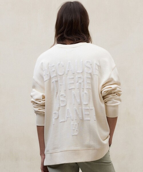 ECOALF(エコアルフ)の「STORM BECAUSEスウェット / STORMALF SWEATSHIRT WOMAN(スウェット・レディース・チャコールグレー/イエロー/オレンジ/ベビーピンク/ネイビー/ホワイト系その他/イエロー系その他2・FREE)」の2枚目の写真