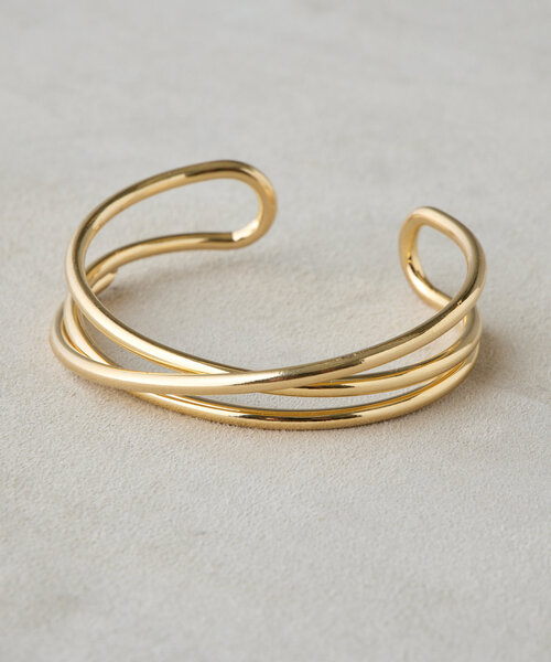 Jena espace merveilleux（ジェナ　エスパスメルヴェイユ）の「ラインアシメブレスレット（ブレスレット・レディース・シルバー/ゴールド・FREE）」の7枚目の写真