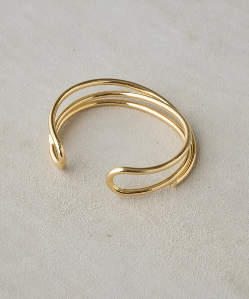 Jena espace merveilleux（ジェナ　エスパスメルヴェイユ）の「ラインアシメブレスレット（ブレスレット・レディース・シルバー/ゴールド・FREE）」の10枚目の写真