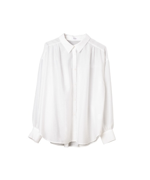シャツ/ブラウス(長袖/七分) Her lip to - Multi-Way Easy Sheer Shirt S Multi-Way Easy Sheer Shirt Mサイズ - メルカリ