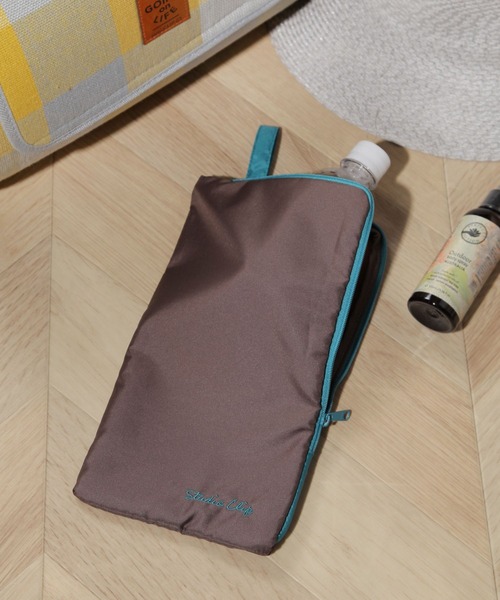 studio CLIP(スタディオクリップ)の「吸水折りたたみ傘ケース(折りたたみ傘・レディース・ブルー/グレー/ダークブラウン/イエロー・FREE)」の3枚目の写真