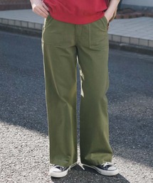 THREE FIFTY STANDARD リーフグリーンのわくわくズボン THREE FIFTY STANDARD｜スリーフィフティースタンダードのパンツ