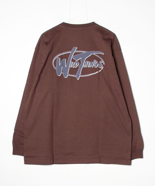WILD THINGS（ワイルドシングス）の「ワイルドシングス L/S Tシャツ│WILD THINGS TEE LS（Tシャツ/カットソー・メンズ・ブラック/ブラウン/ライトカーキ/ホワイト・M/L/XL/S）」の10枚目の写真