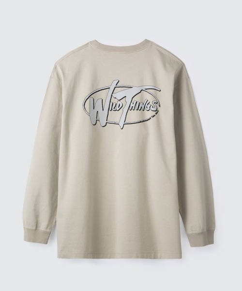WILD THINGS（ワイルドシングス）の「ワイルドシングス L/S Tシャツ│WILD THINGS TEE LS（Tシャツ/カットソー・メンズ・ブラック/ブラウン/ライトカーキ/ホワイト・M/L/XL/S）」の4枚目の写真