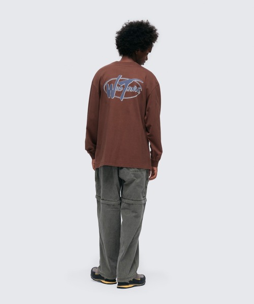 WILD THINGS（ワイルドシングス）の「ワイルドシングス L/S Tシャツ│WILD THINGS TEE LS（Tシャツ/カットソー・メンズ・ブラック/ブラウン/ライトカーキ/ホワイト・M/L/XL/S）」の3枚目の写真