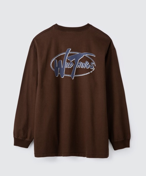 WILD THINGS（ワイルドシングス）の「ワイルドシングス L/S Tシャツ│WILD THINGS TEE LS（Tシャツ/カットソー・メンズ・ブラック/ブラウン/ライトカーキ/ホワイト・M/L/XL/S）」の6枚目の写真