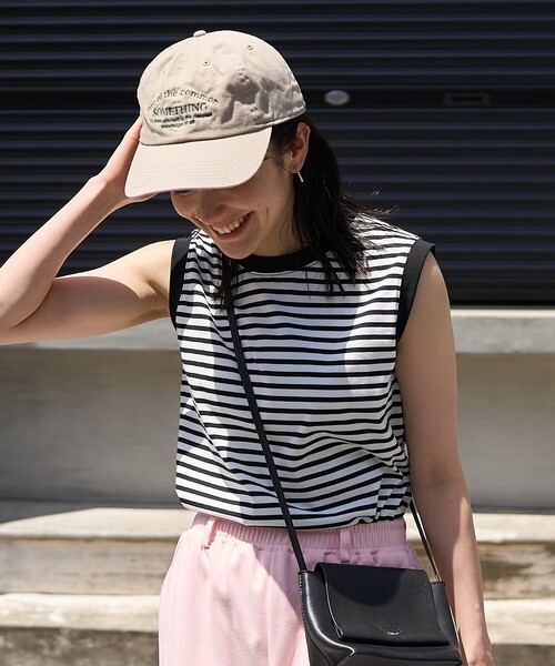 D&G ノースリーブTシャツ ロゴ ピンク 【国内発送】 THE NORTH FACE BABY S/S SMALL SQUARE LOGO TEE MRピンク 23FW