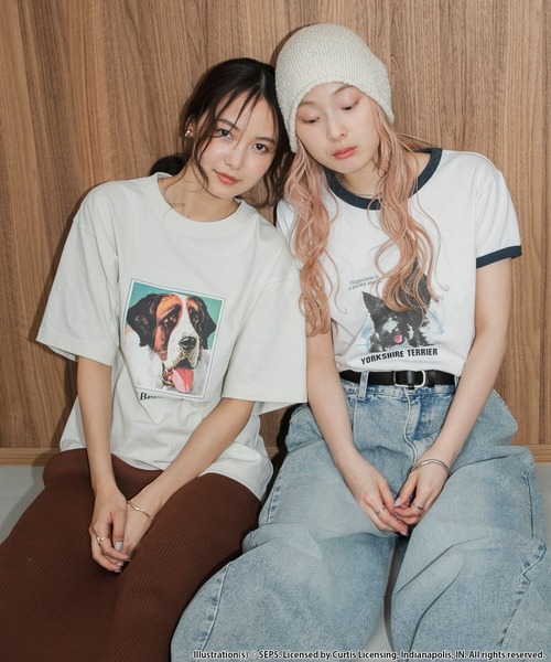 forksy.】【THE SATURDAY EVENING POST】別注 グラフィックDOGリンガー