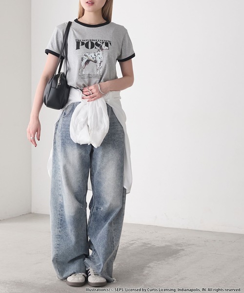 forksy.】【THE SATURDAY EVENING POST】別注 グラフィックDOGリンガー