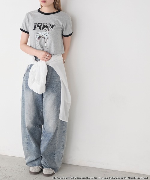 forksy.】【THE SATURDAY EVENING POST】別注 グラフィックDOGリンガー